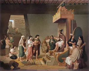 Aztec Empire Print - Ancient Mesoamerican Civilisation