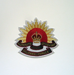 Badge of Australian Commonwealth Military Forces Badge of Australian Commonwealth Military Forces