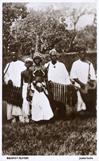 Related Images Gallery: Balangy players, Sierra Leone, West Africa