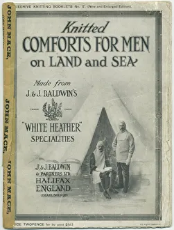 Wool Gallery: Baldwins knitting leaflet, WW1