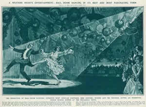 Maurice Gallery: Ball-room dancing at the Piccadilly Hotel, London