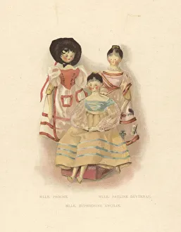 Ballerinas Proche, Duvernay and Ancilin as dolls Ballerinas Proche, Duvernay and Ancilin as dolls