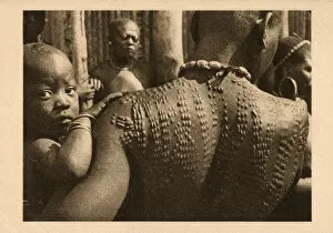 Bamum Woman - Cameroon - Extensive back scarification
