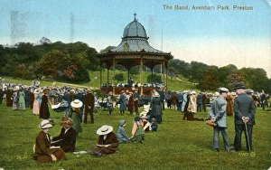 The Band & Bandstand, Avenham Park, Lancashire The Band & Bandstand, Avenham Park, Lancashire