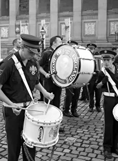 Images Dated 16th October 2011: Band on parade in Liverpool, England