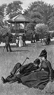 Bandstand in Regents Park, London, 1899 Bandstand in Regents Park, London, 1899