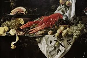 Images Dated 14th September 2013: Banquet Still Life, 1644, by Adriaen van Utrecht (1599-1651 /
