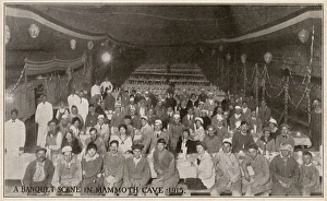 Banquet in Mammoth Cave, Kentucky, USA Banquet in Mammoth Cave, Kentucky, USA