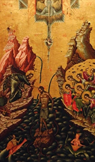 Baptism of Christ. 16th century, by Onufri Baptism of Christ. 16th century, by Onufri