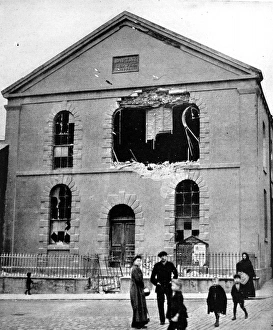 Baptist chapel in Hartlepool hit by German east coast raid - WWI Baptist chapel in Hartlepool hit by German east coast raid - WWI