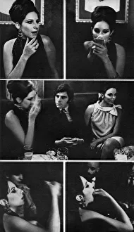Barbara Streisand, Joan Collins and Anthony Newley Barbara Streisand, Joan Collins and Anthony Newley
