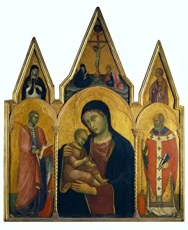 Modena Gallery: BARNABA da MODENA (14th century). The Virgin