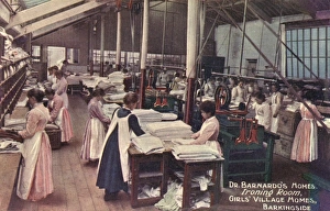 Barnardos Girls Home, Barkingside Ironing Room Barnardos Girls Home, Barkingside Ironing Room