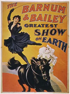 <b class=qtipBold><figcaption>Barnum & Bailey Poster</figcaption></b><br>Poster for Barnum and Bailey's Circus<br><em>© Mary Evans Picture Library</em> Barnum & Bailey Poster
