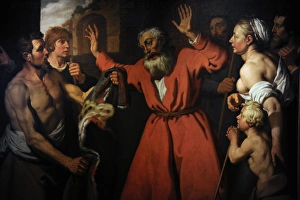 Baroque. Jacob recognizes the bloody dress of her son joseph Baroque. Jacob recognizes the bloody dress of her son joseph