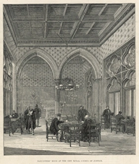 Barristers Room at the Royal Courts of Justice, London Barristers Room at the Royal Courts of Justice, London