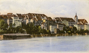 Basel, Switzerland - riverside buildings (River Rhine) Basel, Switzerland - riverside buildings (River Rhine)