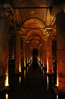 Basilica Cistern. 6th century. Istanbul. Turkey Basilica Cistern. 6th century. Istanbul. Turkey