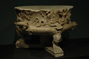 Basin with reliefs of a marine procession (Thiasos). Rome. I Basin with reliefs of a marine procession (Thiasos). Rome. I