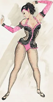 Basque Vogue Pose - Murrays Cabaret Club costume design Basque Vogue Pose - Murrays Cabaret Club costume design