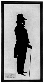 Bath Characters by Edouart - Dr Gaitskell Bath Characters by Edouart - Dr Gaitskell
