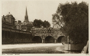 Bath, Somerset - The Pulteney Bridge Bath, Somerset - The Pulteney Bridge