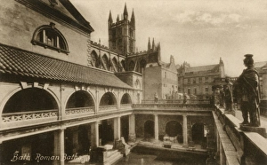 Bath, Somerset - The Roman Baths and Abbey Bath, Somerset - The Roman Baths and Abbey