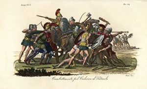 Battle over the corpse of Patroclus outside Troy Battle over the corpse of Patroclus outside Troy