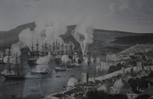 Battle of Sinop, 1853. Part of the Crimean War. Turkey Battle of Sinop, 1853. Part of the Crimean War. Turkey