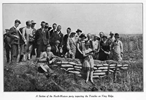 Battlefields Pilgrims at Vimy Ridge, northern France Battlefields Pilgrims at Vimy Ridge, northern France