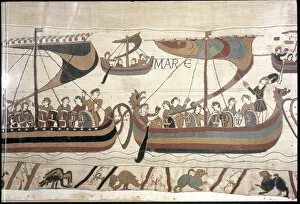 Battle of Hastings Gallery: The Bayeux Tapestry - Norman conquest of England