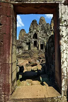 Unesco Gallery: Bayon, Khmer Temple in Angkor Thom, Siem Reap, Cambodia