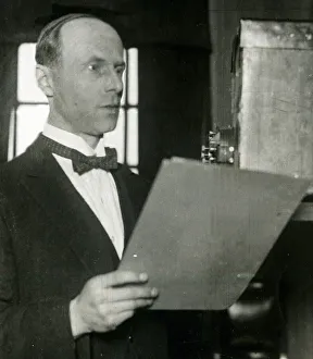 Broadcaster Gallery: BBC Radio broadcaster R F Palmer (Uncle Rex)