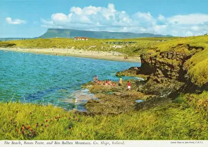 Irish Collection: The Beach, Rosses Point, and Ben Bulben Mountain, Co Sligo