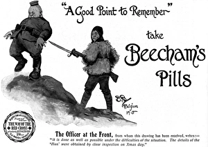 Beechams advertisement by Bruce Bairnsfather Beechams advertisement by Bruce Bairnsfather