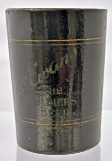 Beer mug inscribed McEwans - The Soldiers Beer Beer mug inscribed McEwans - The Soldiers Beer