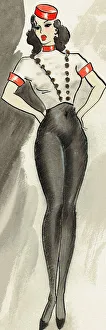 Hostesses Gallery: Bell Boy (Girl?) - Murrays Cabaret Club costume design
