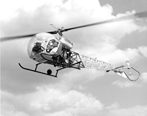 <b class=qtipBold><figcaption>Bell Model 47G-3B-1, N73214</figcaption></b><br>Bell Model 47G-3B-1, N73214. Date:<br><em>© The Royal Aeronautical Society (National Aerospace Library)/Mary Evans Picture Library</em> Bell Model 47G-3B-1, N73214