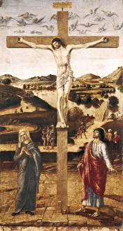 BELLINI, Giovanni (1430-1516). Crucifixion. ca BELLINI, Giovanni (1430-1516). Crucifixion. ca