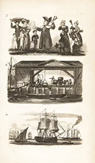 The Bellman, a London Wharf and Coal-ship and barge The Bellman, a London Wharf and Coal-ship and barge