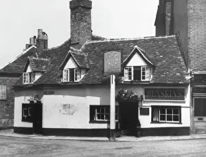 Eight Bells, Hatfield Print: 1950s Watercolour