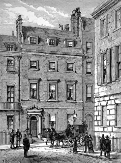Benjamin Disraelis House at 19 Curzon Street, Mayfair, 1881 Benjamin Disraelis House at 19 Curzon Street, Mayfair, 1881