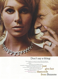 Bensons jewellery advert featuring Joanna Lumley Bensons jewellery advert featuring Joanna Lumley