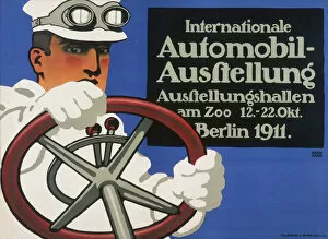 Berlin Motor Race Poster