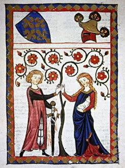 Codex Gallery: Bernger Von Horheim (late 12th century).of the court of Henr