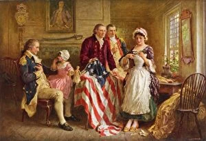 Sewing Gallery: Betsy Ross, 1777