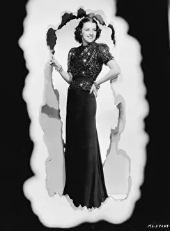 Betty Furness in 2-piece smart Dolly Tree evening ensemble Betty Furness in 2-piece smart Dolly Tree evening ensemble