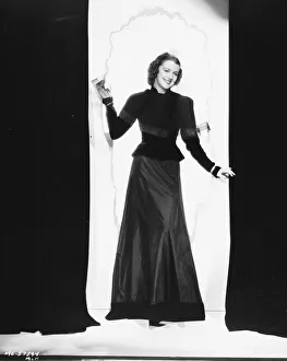 Betty Furness in a smart evening ensemble by Dolly Tree Betty Furness in a smart evening ensemble by Dolly Tree
