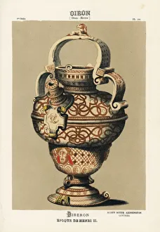 Biberon or bottle from Oiron, Deux-Sevres, France Biberon or bottle from Oiron, Deux-Sevres, France
