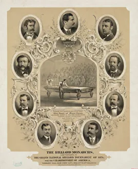 Tournament Gallery: The billiard monarchs, contestants in the grand national bil